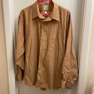 Tan Long Sleeve Button Down